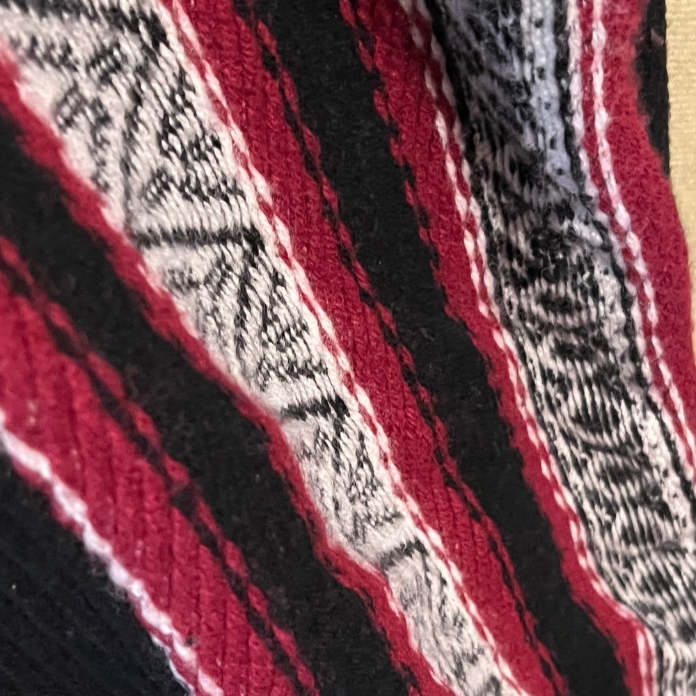 S J Jill Boho Fair Isle Tribal Aztec Open Front Cardigan - Picture 8 of 9